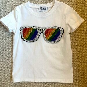Lola and the Boys Rainbow Sunnies Tee